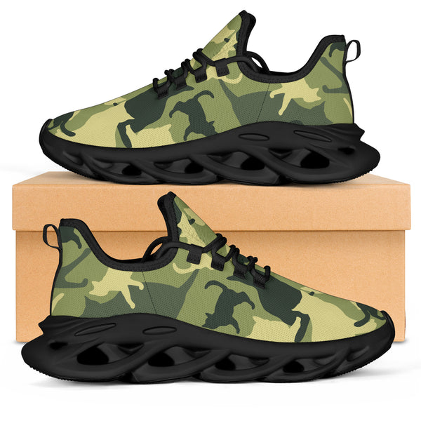 Cute Cat Camouflage M-Sole Sneakers