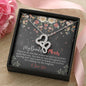 My Beautiful Mom Double Hearts Necklace