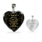 To My Cat Luxury Heart Necklace