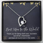 Best Mom In The World Forever Love Necklace