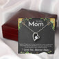 I love You Mom Forever Love Necklace