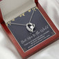 Best Mom In The World Forever Love Necklace