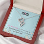 I Love You Mom Double Hearts Necklace