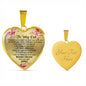 To My Cat Luxury Heart Necklace