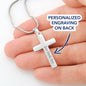 Best Mother-In-Law Personalized Cross Necklace