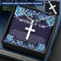 Best Mother-In-Law Personalized Cross Necklace