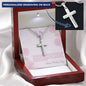 To My Mom Personalized Cross Necklace