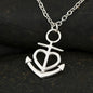 Heart To Heart Anchor Necklace