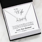 Forever and Always Scripted Love Necklace