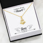 A Piece Of My Heart Anchor Necklace