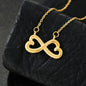 Heart To Heart Infinity Heart Necklace