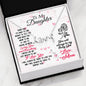 Mom To Daughter Scripted Love Necklace