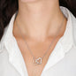 Husband To Wife Interlocking Hearts Necklace
