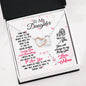 Mom To Daughter Interlocking Hearts Necklace