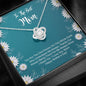 To The Best Mom Love Knot Necklace
