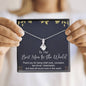 Best Mom In The World Alluring Beauty Necklace