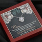 Love You My Amazing Mom Love Knot Necklace