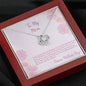 To My Mom Love Knot Necklace