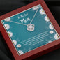 To The Best Mom Love Knot Necklace