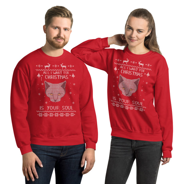 Christmas Cat Soul Unisex Sweatshirt