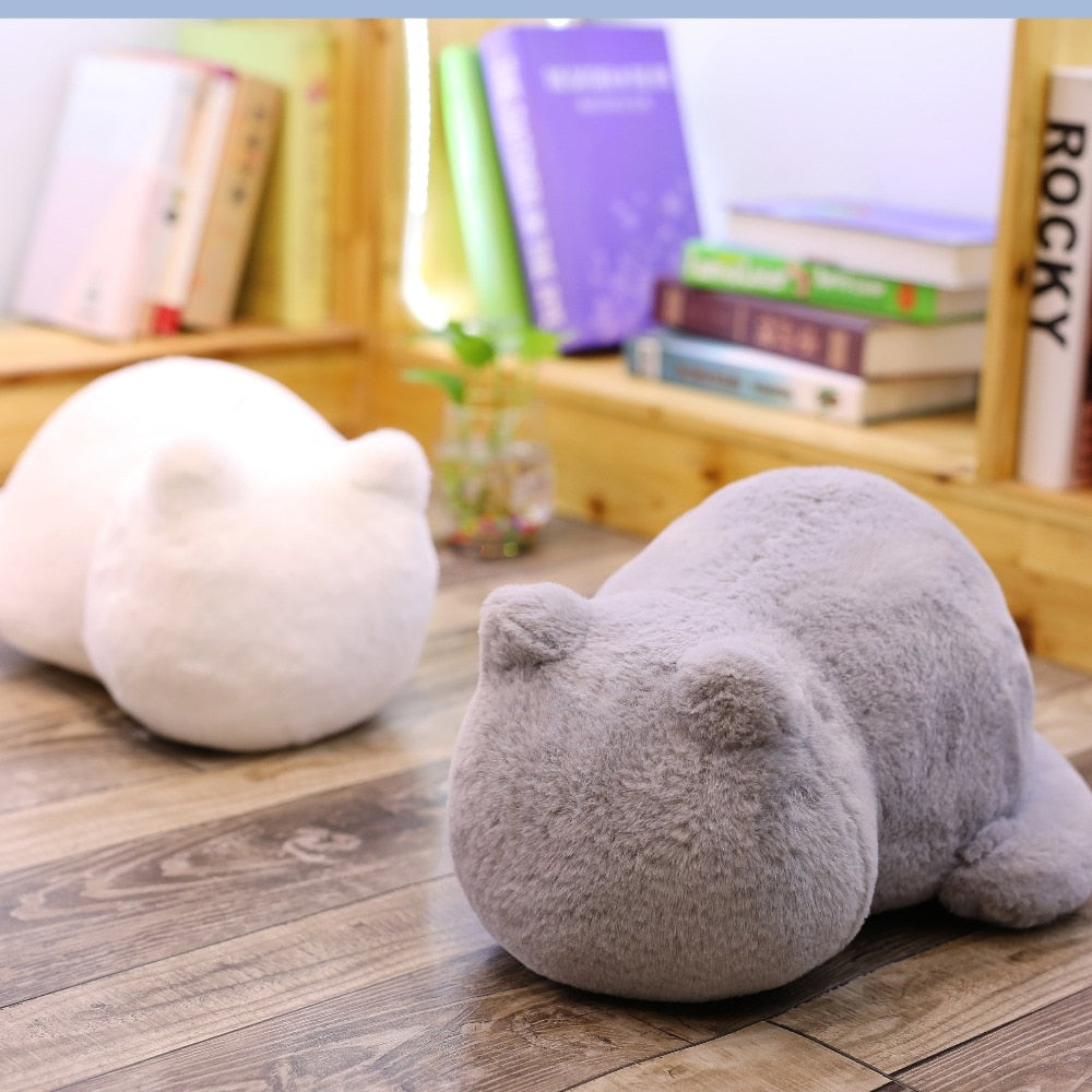 Plush shop cat cushion