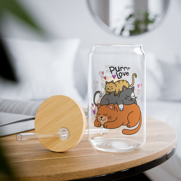 Purr Love Sipper Glass