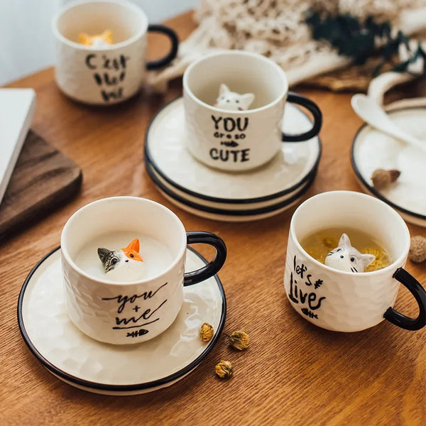 Cute Kitten Ceramic Mug