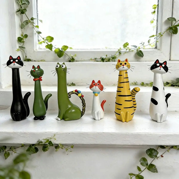 Cat Shaped Resin Vase