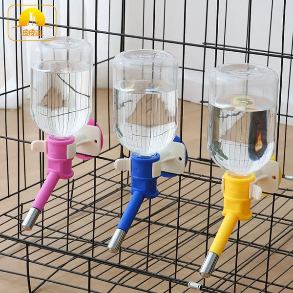 Hanging No-Drip Pet Water Dispenser Feeder Bottle