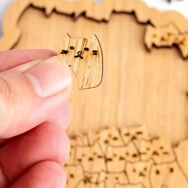 Cats Wooden Jigsaw Puzzle