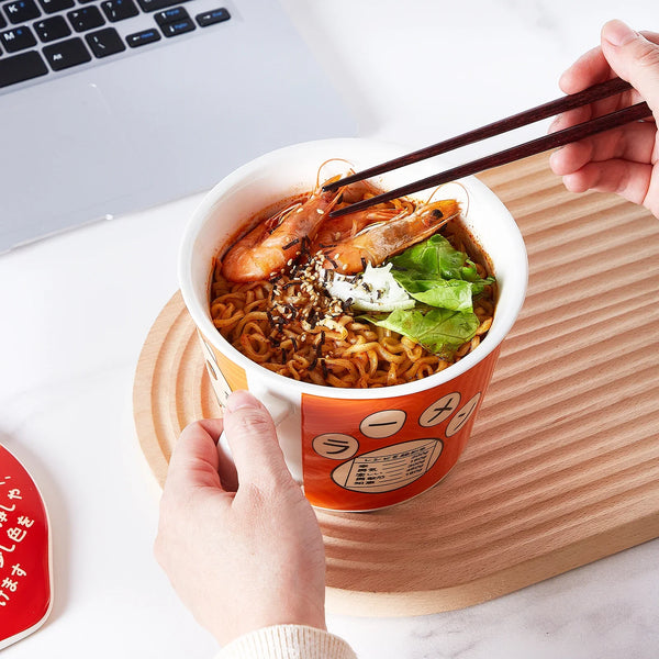 Cartoon Cat Noodle Bowl