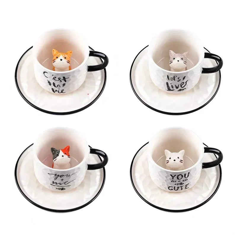 Cute Kitten Ceramic Mug