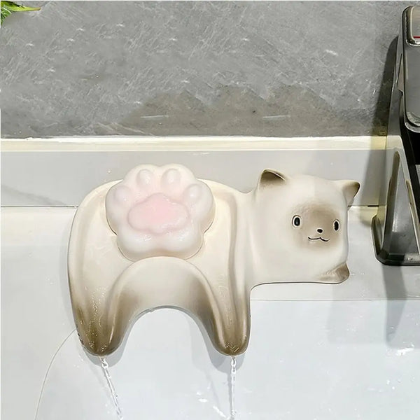 Creative Ceramic Cat Shape Soap Box