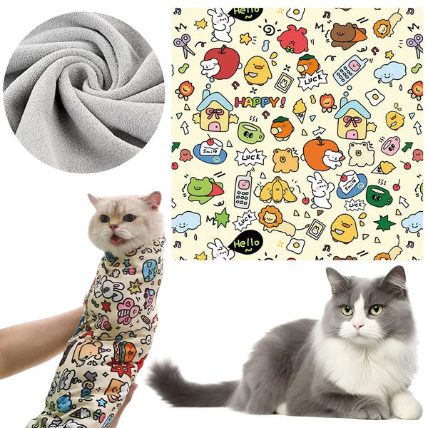 Cat Grooming Wrap Self-Adherent Mat