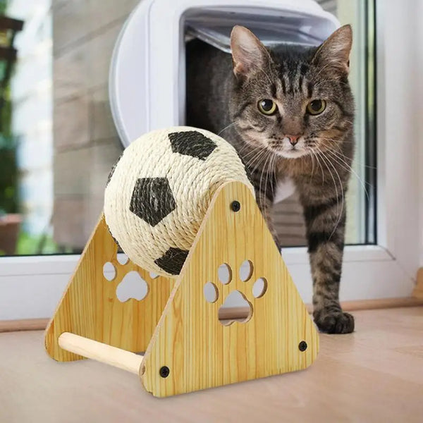 Cat Scratching Ball