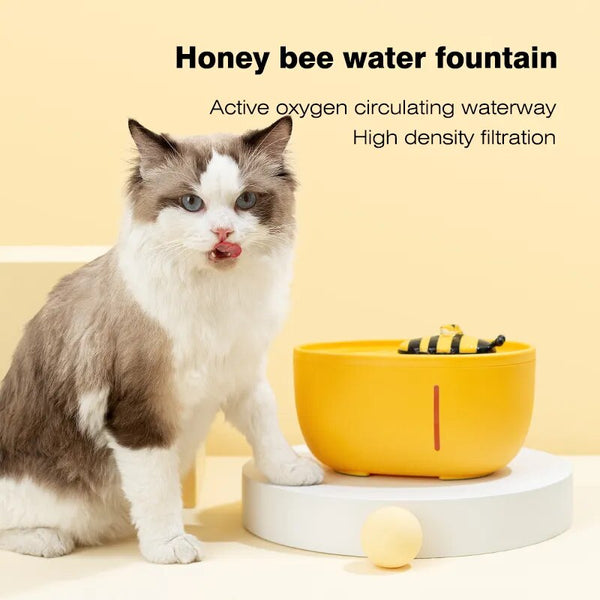 Bee Cat Water Fountain