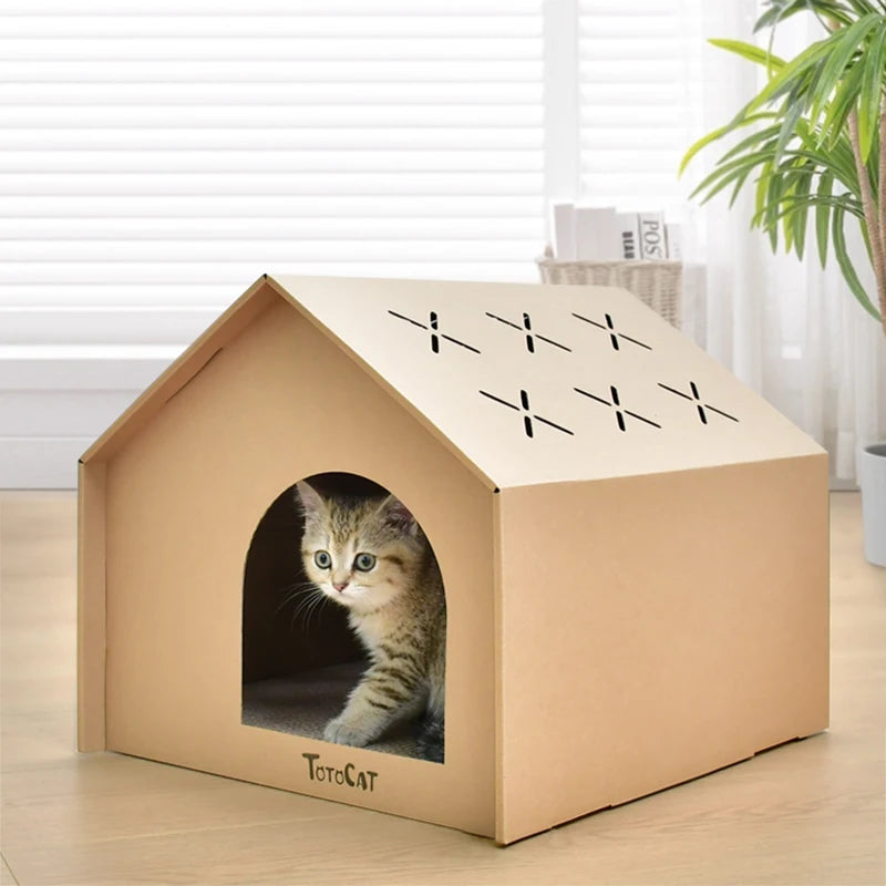 Cat Cardboard Scratching House