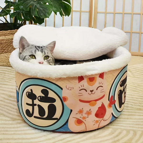 Cozy Noodles Cat Dog Bed House
