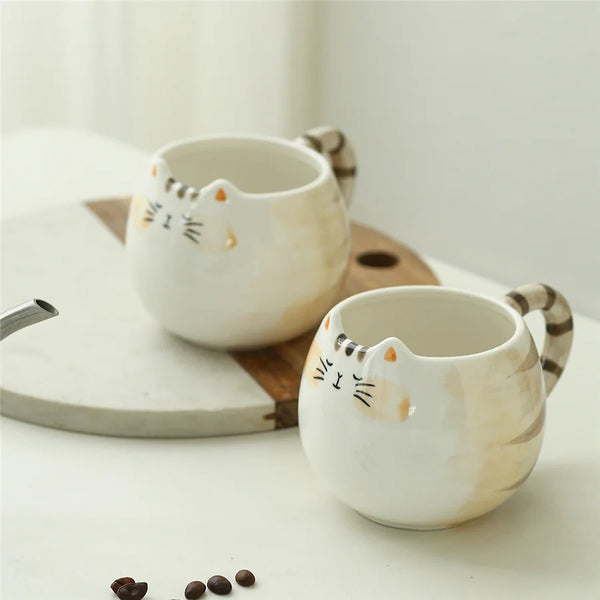 Cute Cat Shaped Mug