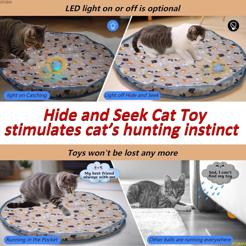 Funny Hide and Seek Cat Toys Cute Cat Nation