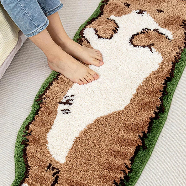 Fluffy Cute Cat Mat