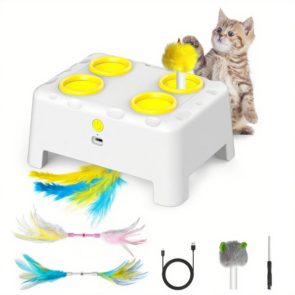 Smart Automatic Whack-A-Mole Cat Toy