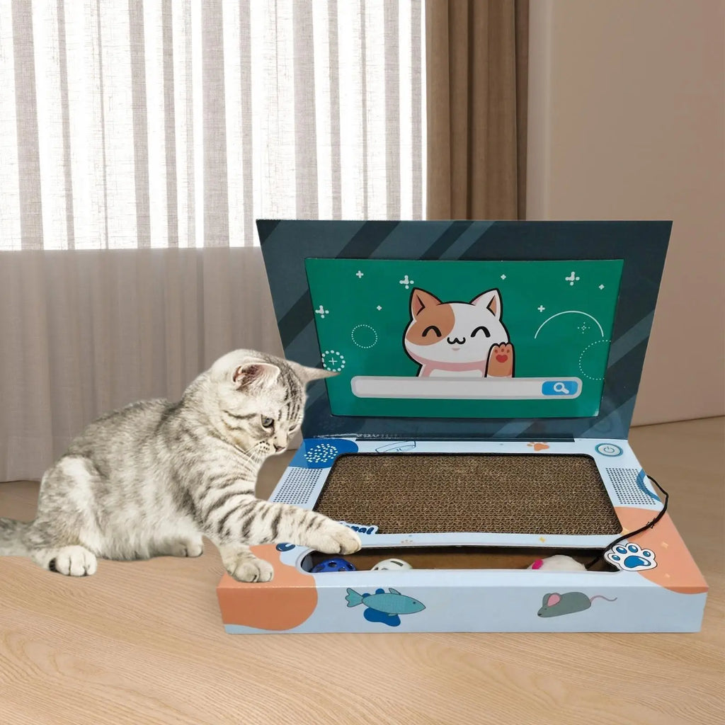 Laptop Shaped Cat Scratcher