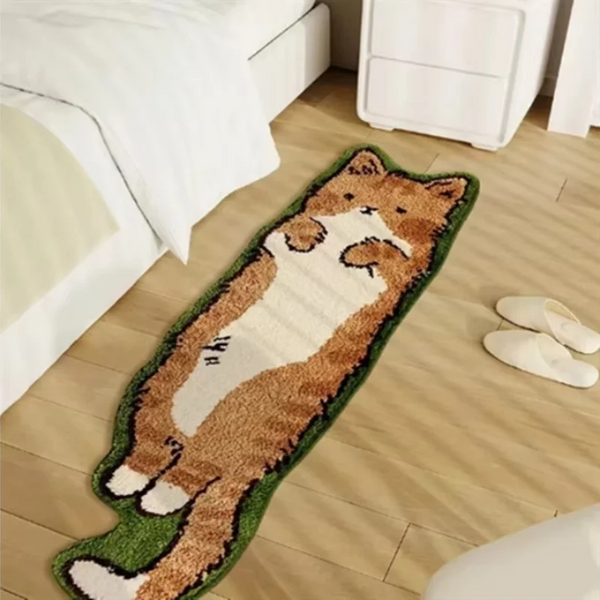 Fluffy Cute Cat Mat