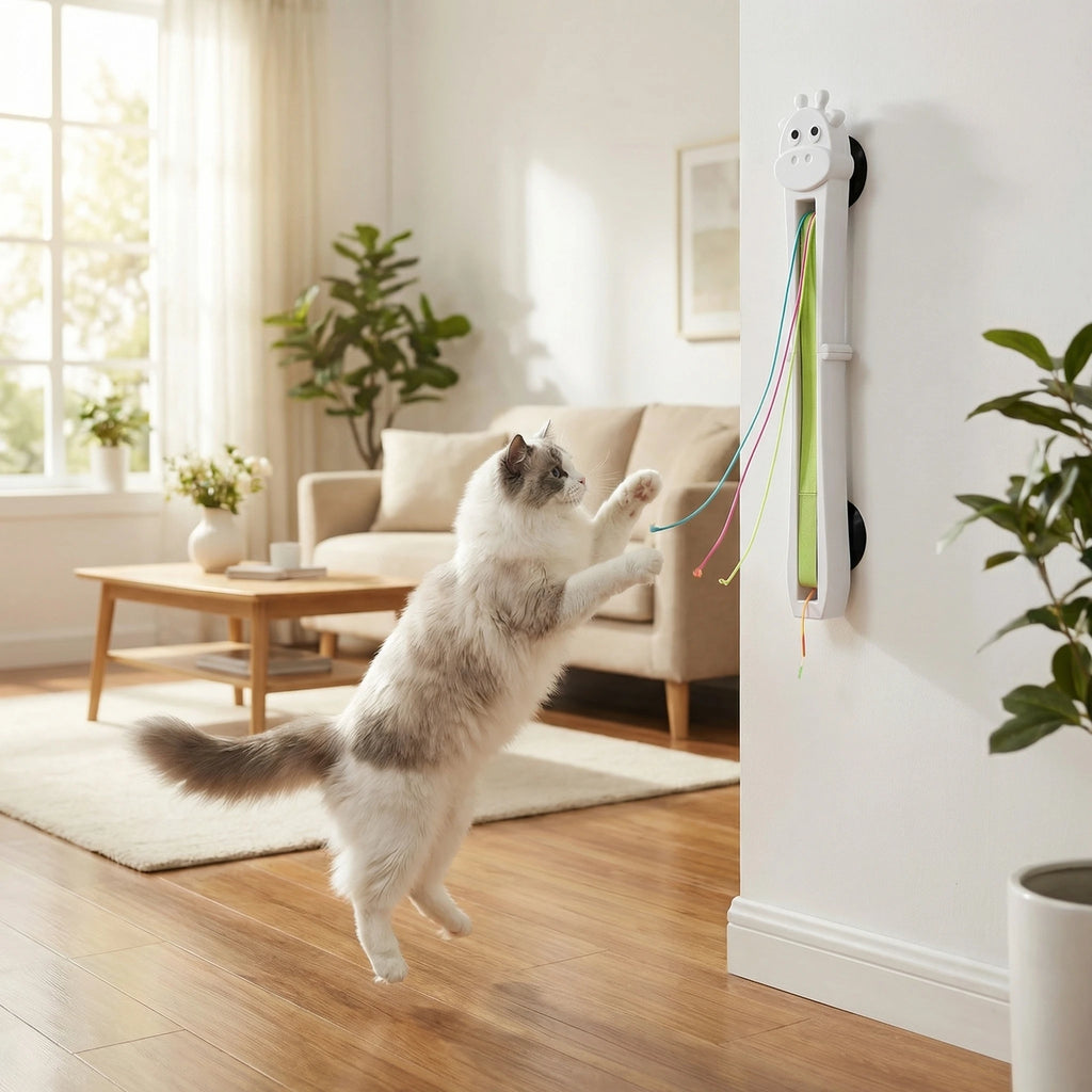 Interactive Giraffe String Cat Toy