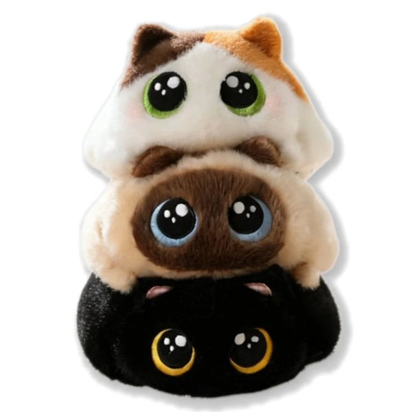 Adorable Round Cat Plush Toy