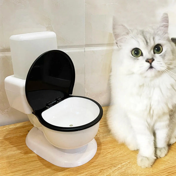 Automatic Cat Toilet Shape Water Dispenser