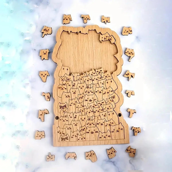 Cats Wooden Jigsaw Puzzle