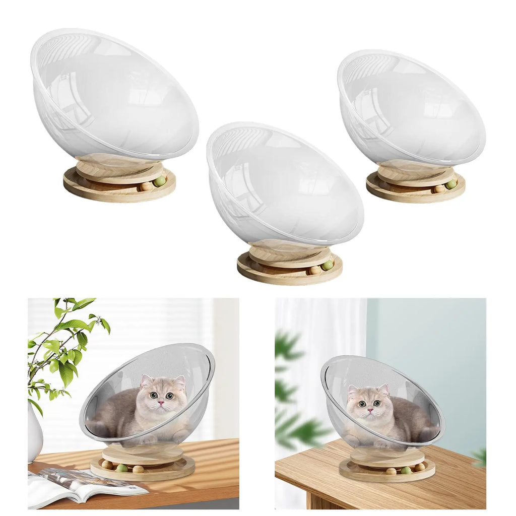 Space Capsule Cat Bed