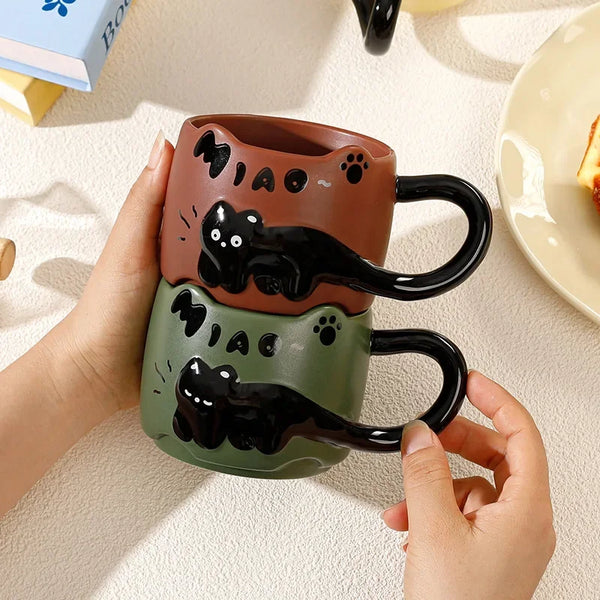 Cute Creative Cat Stacked Cups